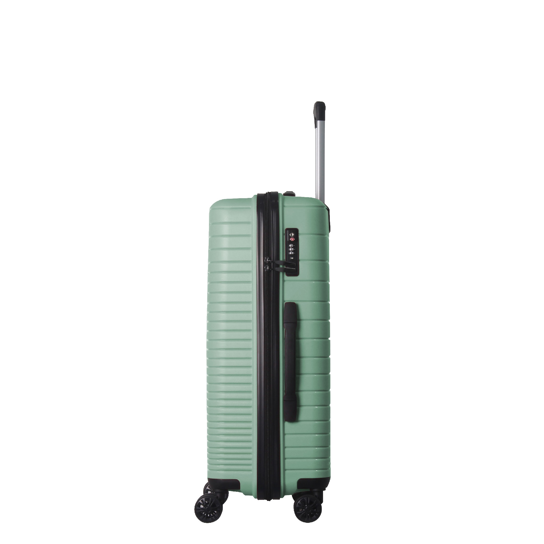 Luggage Set 3 Piece, PP Hardshell Carry On Suitcase With Spinner Wheels & TSA Lock, Lightweight Suitcases For Business, Trip, (20"/24"/28"), Green_voghion.com